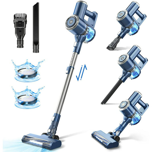 Prettycare Cordless Stick Vacuum Cleaner Lightweight for Carpet Floor Pet Hair W200